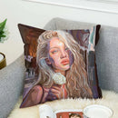 Ljojo 40x40 Jane Koluga Art Pillow Cover for Home Decor and Car Sofa Fall Theme