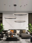 Ljojo LED Chandelier: Modern Dining Room Lighting for Bedroom, Living Room, and Study