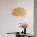 Nordic Wabi-Sabi Fabric Led Pendant Chandelier by Ljojo
