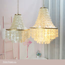 Ljojo Luxury Shell Ceiling Chandelier for Home Decor - Modern & Elegant Lighting Solution