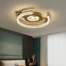Luxury Hanging Crystal Ceiling Lights: Nordic Ring Chandeliers for Bedroom Living Room - Ljojo