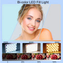 Ljojo LED Cell Phone Fill Light - Portable Handheld Clip-on for Live Meeting Selfie Photography