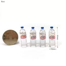 Ljojo Mini Mineral Water Bottle Resin Model Doll House Miniature Kids Gift
