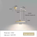 Ljojo Modern Rocker Dining Table Chandeliers LED Foldable Retractable Long Arm Lamp