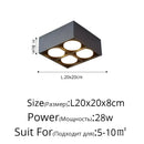 Ljojo 28W Angle Adjustable LED Ceiling Spot Light Surface Mount GX5.3 LED Lamp