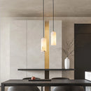 Light Luxury Copper Marble Chandelier - Elegant Bedroom Pendant Lighting by Ljojo