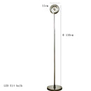 Ljojo Minimalist LED Chrome Floor Lamp | Stylish Metal Art Light