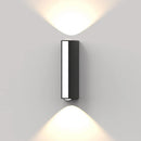 Ljojo 12W Outdoor Wall Sconce, Waterproof Aluminum Garden Porch Terrace Balcony Lighting