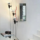 Ljojo Modern Adjustable LED Chandelier for Living Room, Bedroom, Hotel - Decorative Corner Lamp
