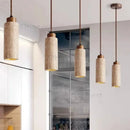 Ljojo Huangdong Stone Wabiji Style Bedside Chandelier for Home Decor and Hospitality Settings