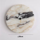 Ljojo Calacatta Marble Wall Lamp for Livingroom Bedroom Corridor - Italian Luxury Stone Sconce