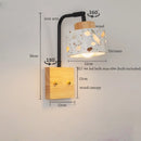 Ljojo Mid Century Modern LED Wall Lights Living Room Bedroom Lamp