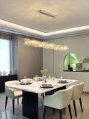 Ljojo Luxury Crystal Chandelier: Modern High-end Dining Table Light Fixture
