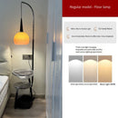 Contemporary Orange Floor Lamp by Ljojo - Mid Century Style with Table & Storage