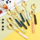 Ljojo 24-Piece Ceramic Tableware Set with Storage Rack Gift Box