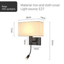 Wall Lamps Wabi-sabi Modern LED Chandeliers for Home Decoration Study Villa Hotel Bedside by Ljojo