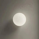 Ball Glass Lampshade Wall Lamp Modern Concealed Base Sconce for Living Room by Ljojo