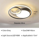 Minimalist Ring LED Ceiling Lamp for Bedroom | Modern Indoor Lighting Fixture by Ljojo