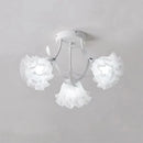 French Cream Style Linglan Flower Chandelier - Creative Retro Lamp by Ljojo