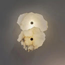 Ljojo Marble Copper LED Wall Lamp: Luxury Sconce for Modern Living Spaces