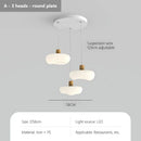 Cream LED Cloud Chandelier Modern Stylish Lighting Fixture for Home Decor by Ljojo