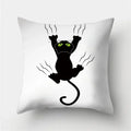 Cute Cat Cushion Cover 45x45cm - Ljojo Home Decor Pillowcases