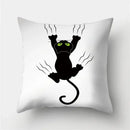 Cute Cat Cushion Cover 45x45cm - Ljojo Home Decor Pillowcases