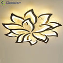 LED Flower Shaped Ceiling Light: Modern Nordic Stylish Chandelier for Living Dining Room by Ljojo