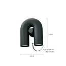 Ljojo Italy Design Led U-shaped Wall Lamp Sconces Light for Living Room - Modern Background Illuminate