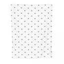 Ljojo Minimalist Christmas Tree Black & White Pattern Throw Blanket