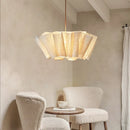 Ljojo Japanese Wabi-Sabi Style Fabric Chandelier Medieval Vintage Tea Room Pendant Light