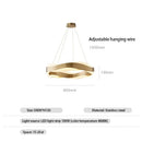 Modern Pendant Light Lamp Led Nordic Hanging Suspension for Bedroom Living Room by Ljojo