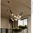 Minimalist Italian Design Marble Chandelier Pendant Light for Home Decor by Ljojo
