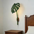 Ljojo Modern Bamboo Leaf Wall Lamp Waterproof Outdoor Lighting Fixture