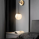 Ljojo Marble Ball Wall Light, Copper Finish, G9 Bulb, 12/15cm, Home Decor Sconce