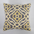 Geometric Embroidered Pillow Cover 45x45cm for Living Room by Ljojo
