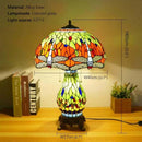 Ljojo Luxe Stained Glass Table Lamp for Living Room and Bedroom