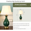 LED Glass Table Lamp Romantic Bedroom Night Light Home Decor - Ljojo