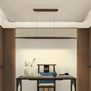 Ljojo Modern Dimmable Long Strip Led Pendant Light for Dining Room Kitchen Bar Chandelier