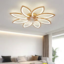 Ljojo Luxury Modern Ceiling Fan Lamp for Living & Dining Room