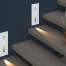 3W LED Stairs Light Wall Lamp Motion Sensor Night Light by Ljojo - Aluminum Foot Stairway Decor