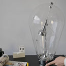 Clear Glass Table Lamp USB Charging Warm Light 3000K Ljojo Bedroom Desk Light