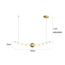 French Style Living Room Chandelier Light Luxury Creative Dining Table Bar Hanging Line Lamp Pearl String Pendant Lighting by Ljojo