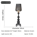 Ljojo Italian Hollow Goblet Acrylic Floor Lamp LED Decor Table for Living Room