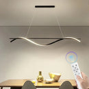 Ljojo minimalist aluminum pendant lamp for kitchen dining island LED lighting fixtures
