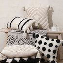 Boho Velvet Embroidery Cushion Cover by Ljojo