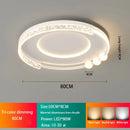 Nordic Led Ceiling Light: Creative Modern Round Fixture for Living Room by Ljojo