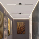 Aluminium LED Ceiling Light Modern Design Hallway Office Lustre by Ljojo