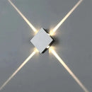 Ljojo LED Wall Lamp Modern Star Cross Design Bedroom Living Room Light