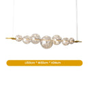 Nordic Minimalist Glass Chandelier | LED Pendant Light for Dinning Living Room by Ljojo